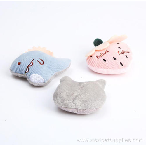 Eco-friendly Wholesale Animal Shaped Plush Catnip Cat Toy